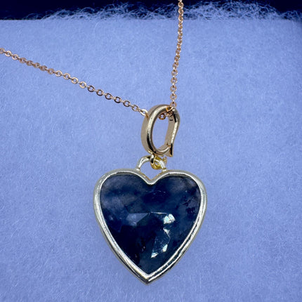 Vintage Gold Filled Heart Pendant Necklace
