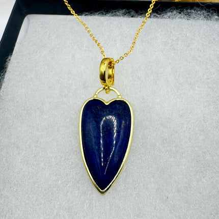 Vintage Gold Filled Heart Pendant Necklace