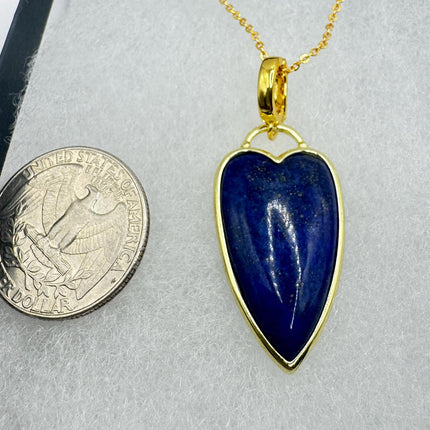 Vintage Gold Filled Heart Pendant Necklace