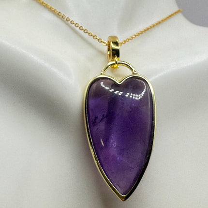 Vintage Gold Filled Heart Pendant Necklace