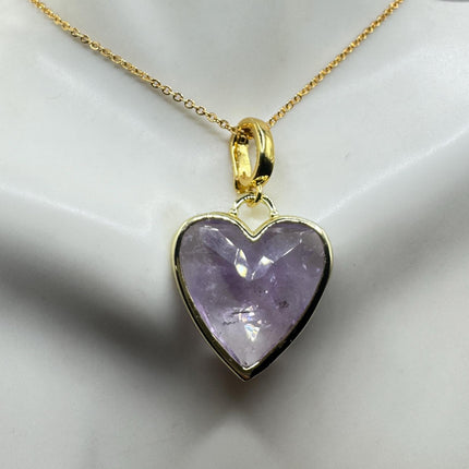 Vintage Gold Filled Heart Pendant Necklace