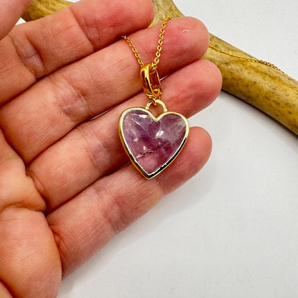 Vintage Gold Filled Heart Pendant Necklace