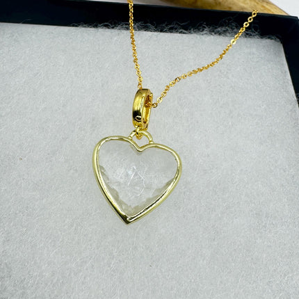 Vintage Gold Filled Heart Pendant Necklace