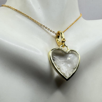 Vintage Gold Filled Heart Pendant Necklace
