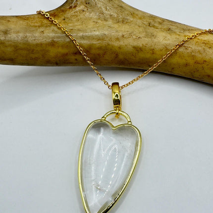 Vintage Gold Filled Heart Pendant Necklace