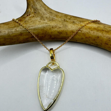 Vintage Gold Filled Heart Pendant Necklace