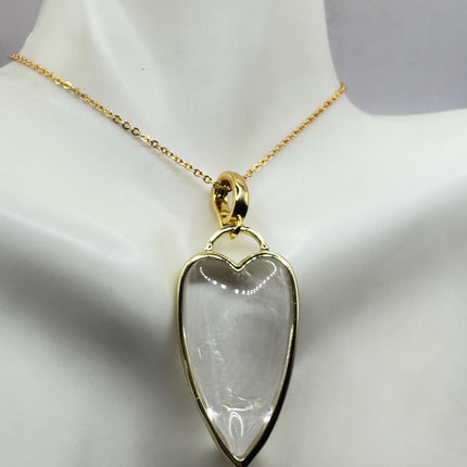 Vintage Gold Filled Heart Pendant Necklace