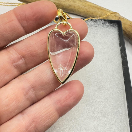 Vintage Gold Filled Heart Pendant Necklace