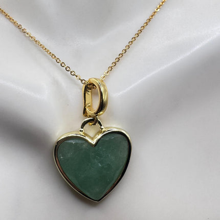 Vintage Gold Filled Heart Pendant Necklace
