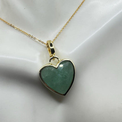 Vintage Gold Filled Heart Pendant Necklace