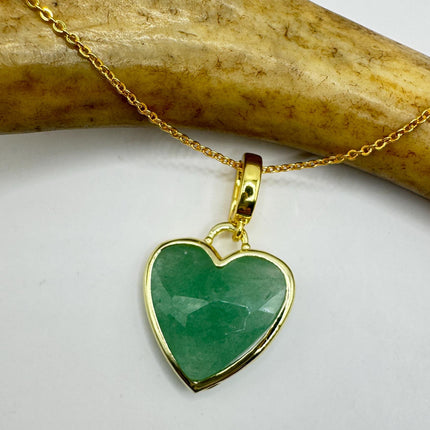 Vintage Gold Filled Heart Pendant Necklace