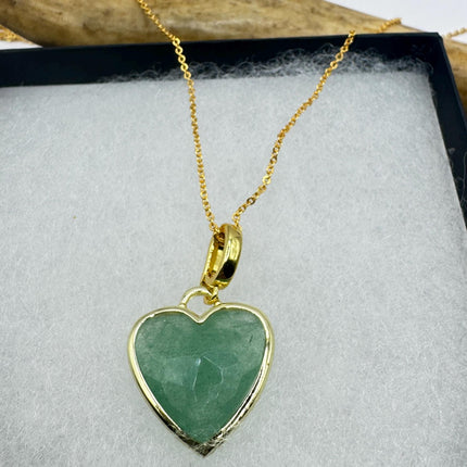 Vintage Gold Filled Heart Pendant Necklace