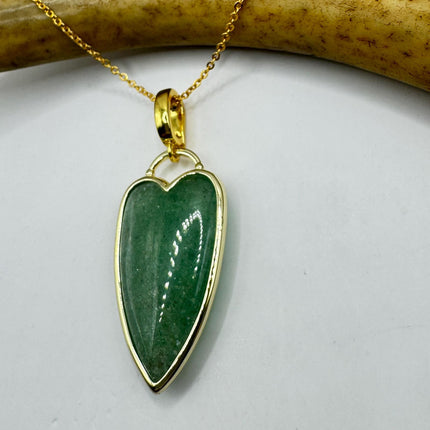 Vintage Gold Filled Heart Pendant Necklace