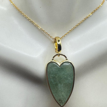 Vintage Gold Filled Heart Pendant Necklace