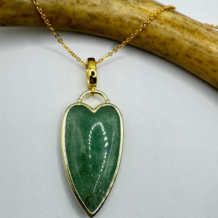 Vintage Gold Filled Heart Pendant Necklace