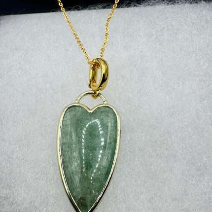 Vintage Gold Filled Heart Pendant Necklace