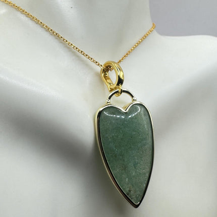 Vintage Gold Filled Heart Pendant Necklace