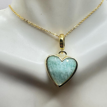 Vintage Gold Filled Heart Pendant Necklace