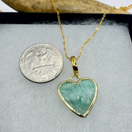 Vintage Gold Filled Heart Pendant Necklace
