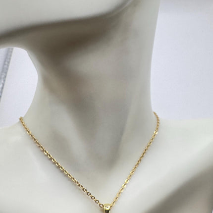 vintage red heart garnet set gold 925 sterling silver necklace and earrings-TomWayne Jewelers