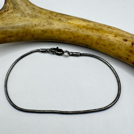 Vintage Silver Bracelet: Layered Snake Chain, 925 Sterling