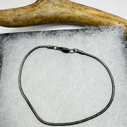 Vintage Silver Bracelet: Layered Snake Chain, 925 Sterling