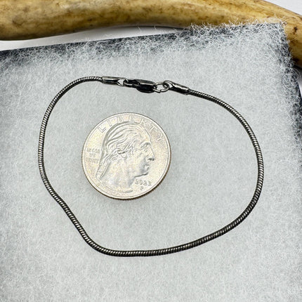 Vintage Silver Bracelet: Layered Snake Chain, 925 Sterling