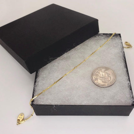 Vintage 10k Gold Filled Snake Chain Bracelet