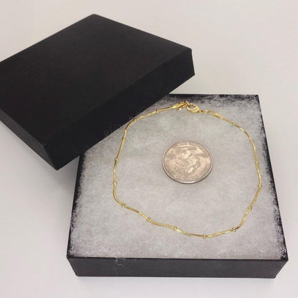 Vintage 10k Gold Filled Snake Chain Bracelet
