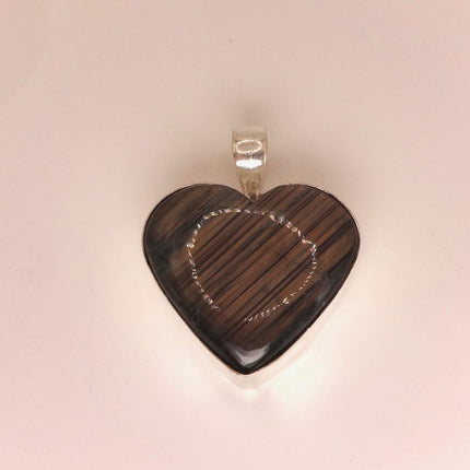 Vintage White Bronze Heart Rainbow Labradorite Black Velvet Choker Pendant Necklace