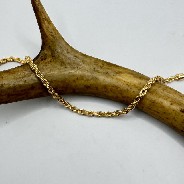 Vintage 10k Gold Filled Snake Chain Bracelet