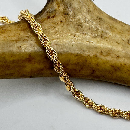 Vintage 10k Gold Filled Snake Chain Bracelet
