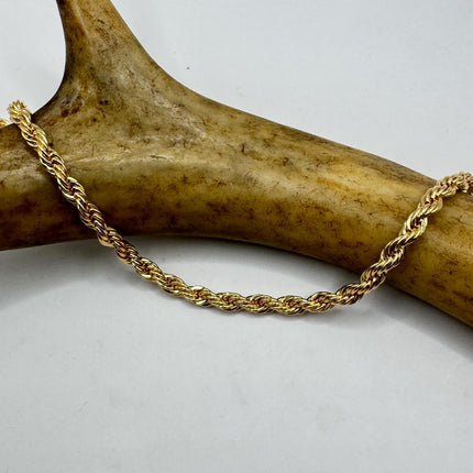 Vintage 10k Gold Filled Snake Chain Bracelet