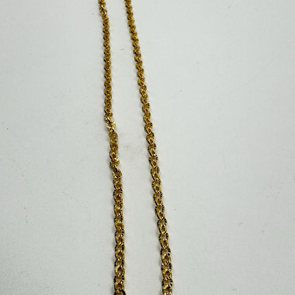 Gold Filled Link Chain Necklace - Vintage 9k Delicate Design