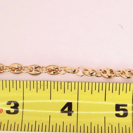 Gold Filled Mariner Anchor Chain Bracelet | Stacking Chain | Chunky Layered