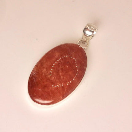 Vintage Orange Sunstone Black Velvet Choker White Bronze Necklace