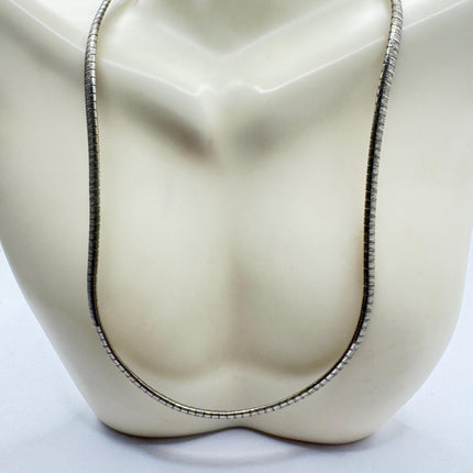 Vintage Chain Necklace | 925 Sterling Silver 18 Inch Everyday Silver Jewelry