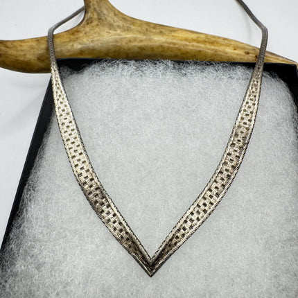 Vintage Chain Necklace | 925 Sterling Silver 18 Inch Everyday Silver Jewelry