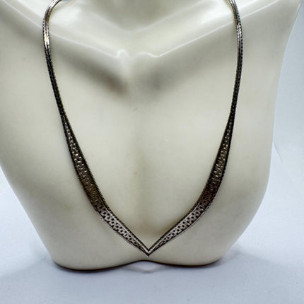 Vintage Chain Necklace | 925 Sterling Silver 18 Inch Everyday Silver Jewelry