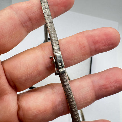 Vintage Chain Necklace | 925 Sterling Silver 18 Inch Everyday Silver Jewelry
