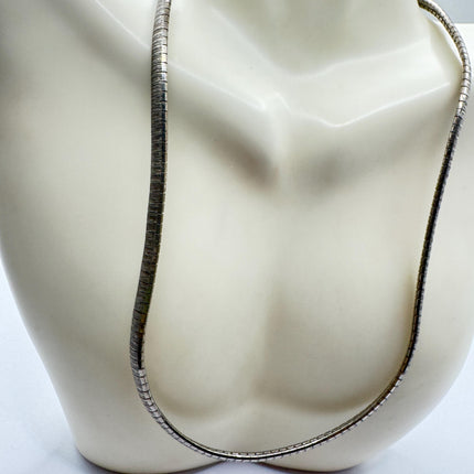 Vintage Chain Necklace | 925 Sterling Silver 18 Inch Everyday Silver Jewelry
