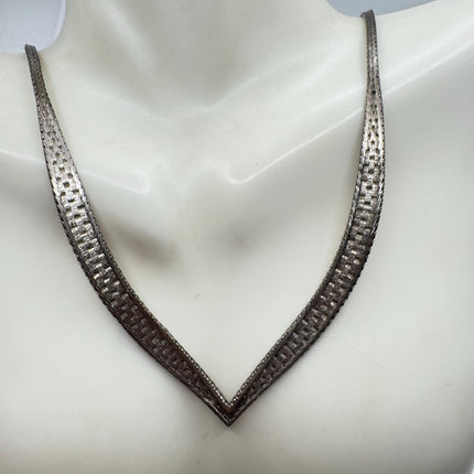 Vintage Chain Necklace | 925 Sterling Silver 18 Inch Everyday Silver Jewelry