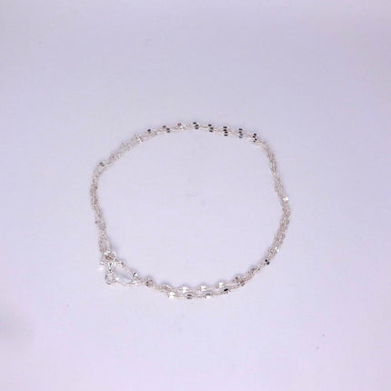 Vintage Link Chain Necklace - Vintage 925 Sterling Silver Delicate Design 22 Inches