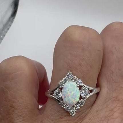 Vintage Tiny Gemstone Ring