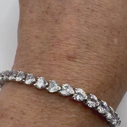 Vintage Silver Tennis Bracelet