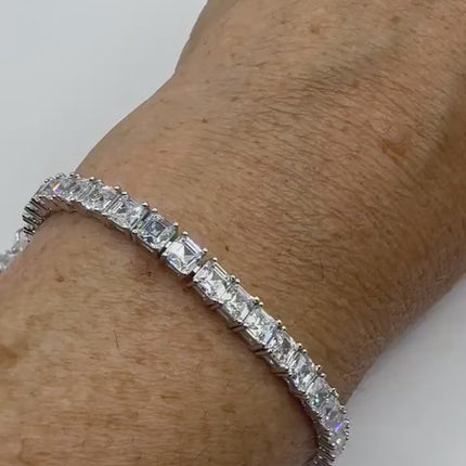 Vintage Silver Tennis Bracelet