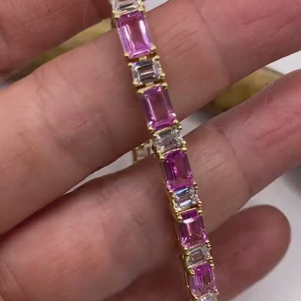 Vintage Golden Tennis Bracelet